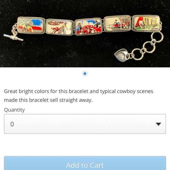 Cowboy Life Western China Bracelet - Picture 8 of 8